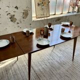 Vintage teak table with extensions, Denmark, 1960