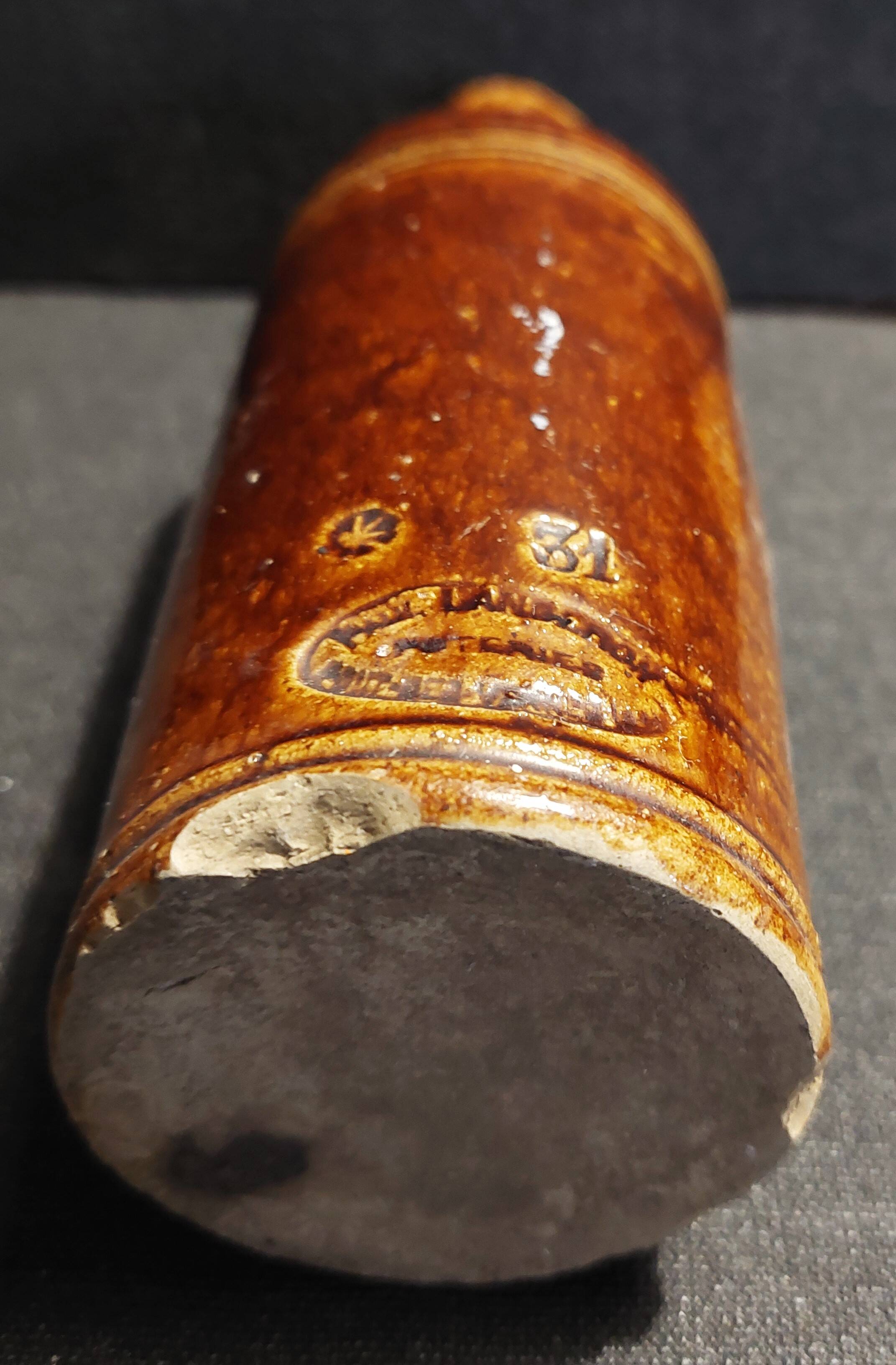 Japanese ink bottle Paul Langeron Pont des Vernes early 20th century