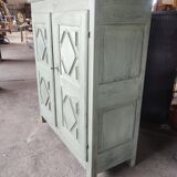 Old green gray low buffet