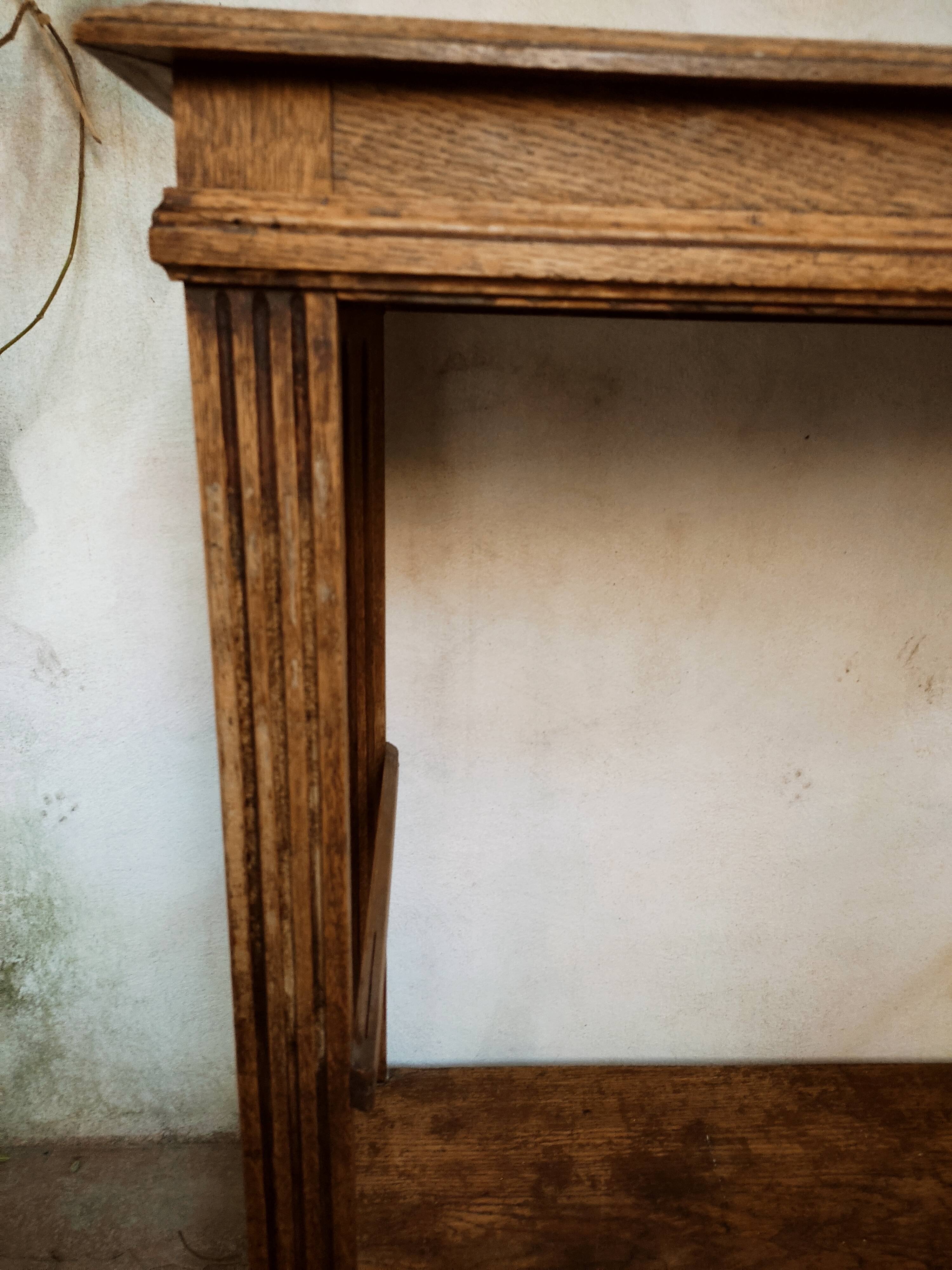 Art Deco oak console