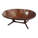 Oral extendable table from the Maison Baumann vintage 1970s