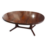Oral extendable table from the Maison Baumann vintage 1970s