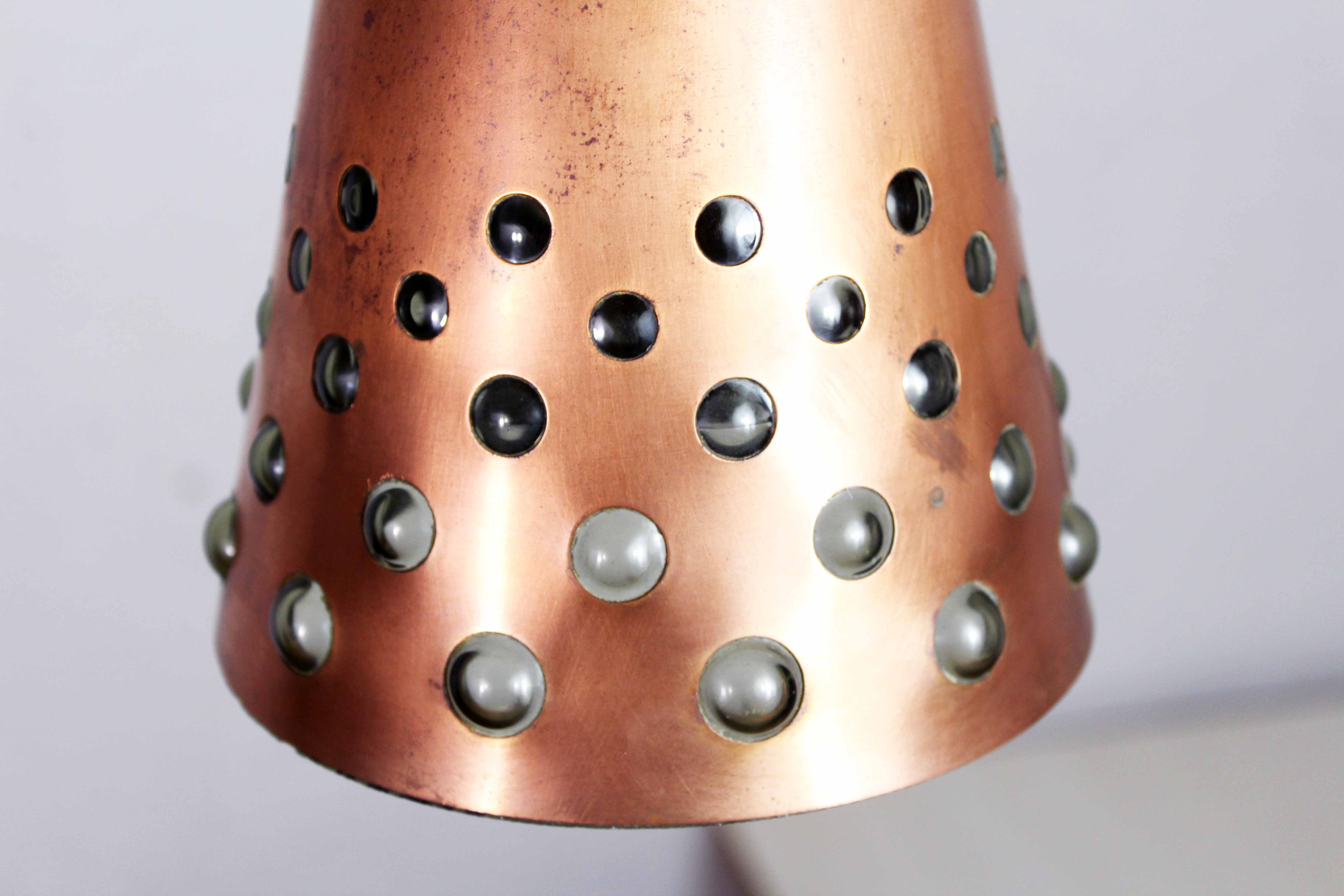 Nanny Still pendant lamp in copper and glass