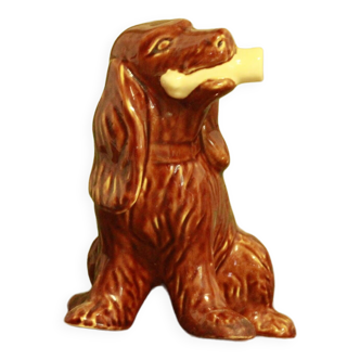 Ceramic dog statue