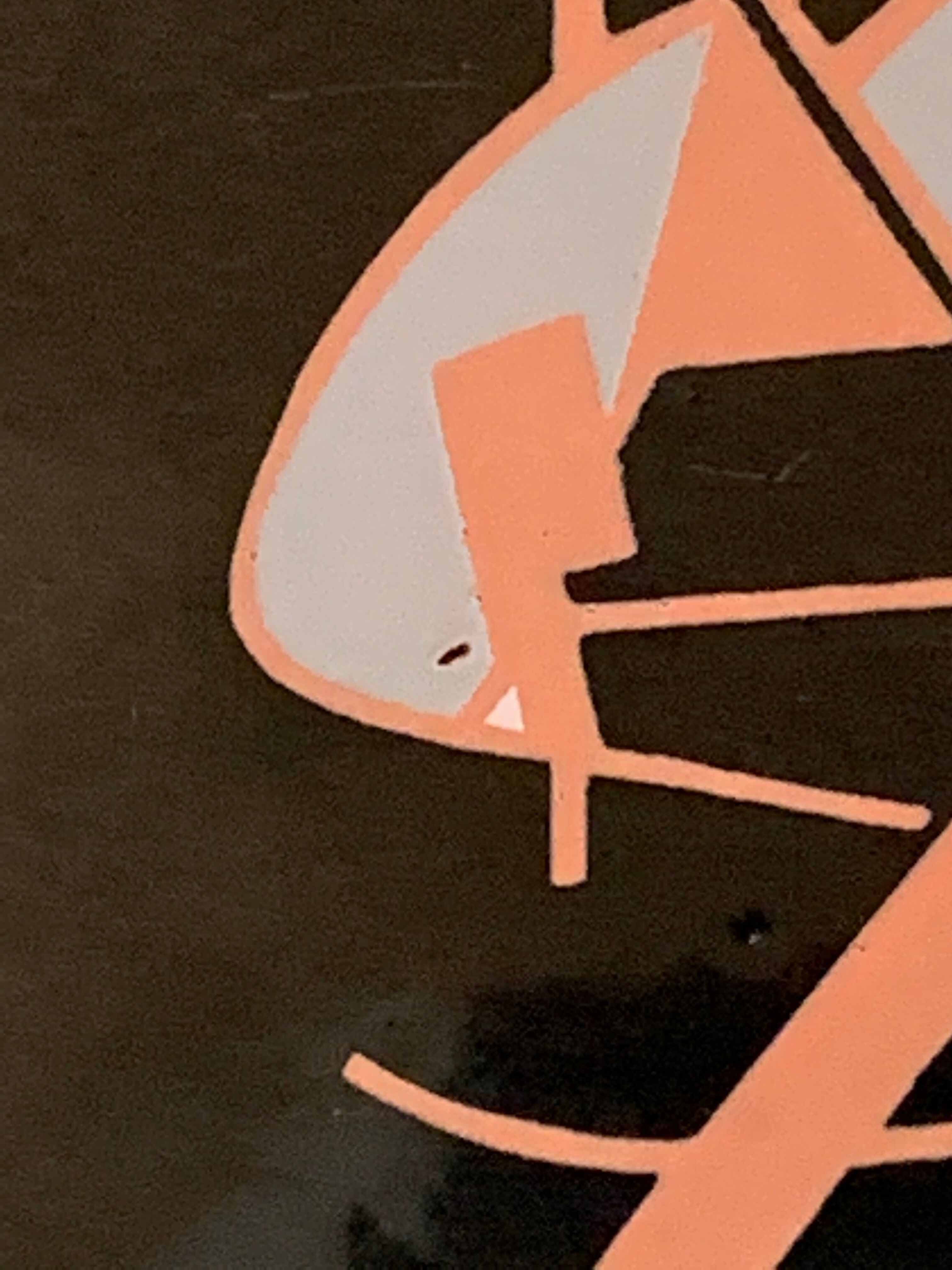 Empty Djinn enamelled black ceramic pockets, helicopter aviation theme