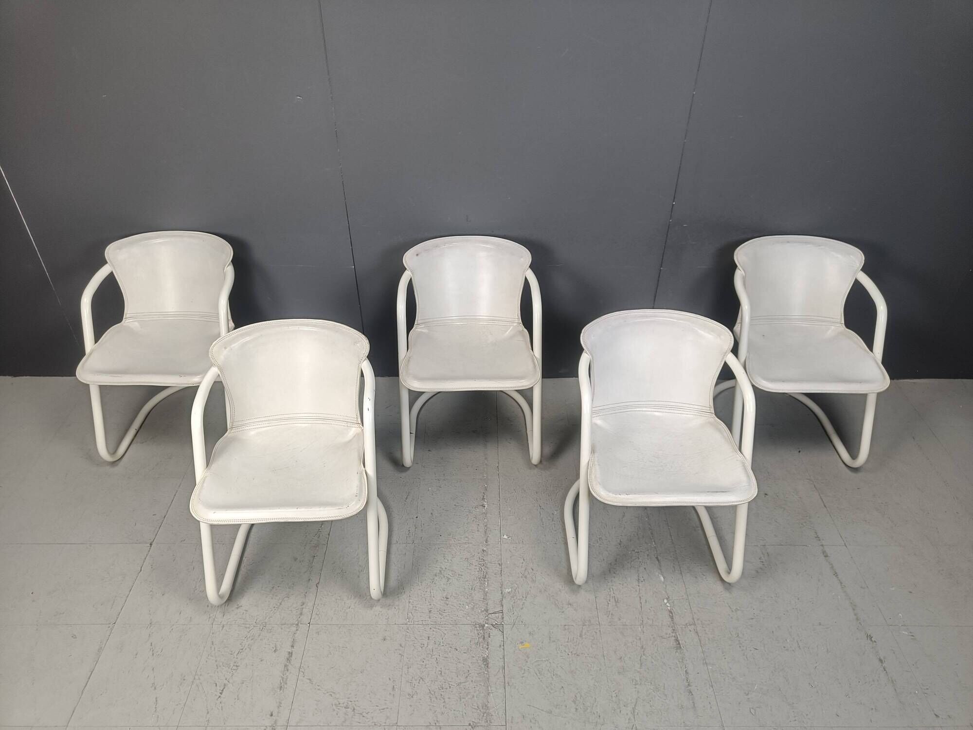 Vintage dining chairs by Metaform, set of 5 - 1970s