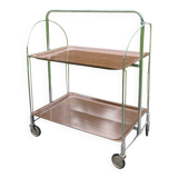Folding Formica trolley/serving table