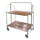 Folding Formica trolley/serving table