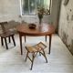 Round table 120-230 cm scandinavian samcom arne hovmand olsen