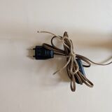 Turned wooden lamp base