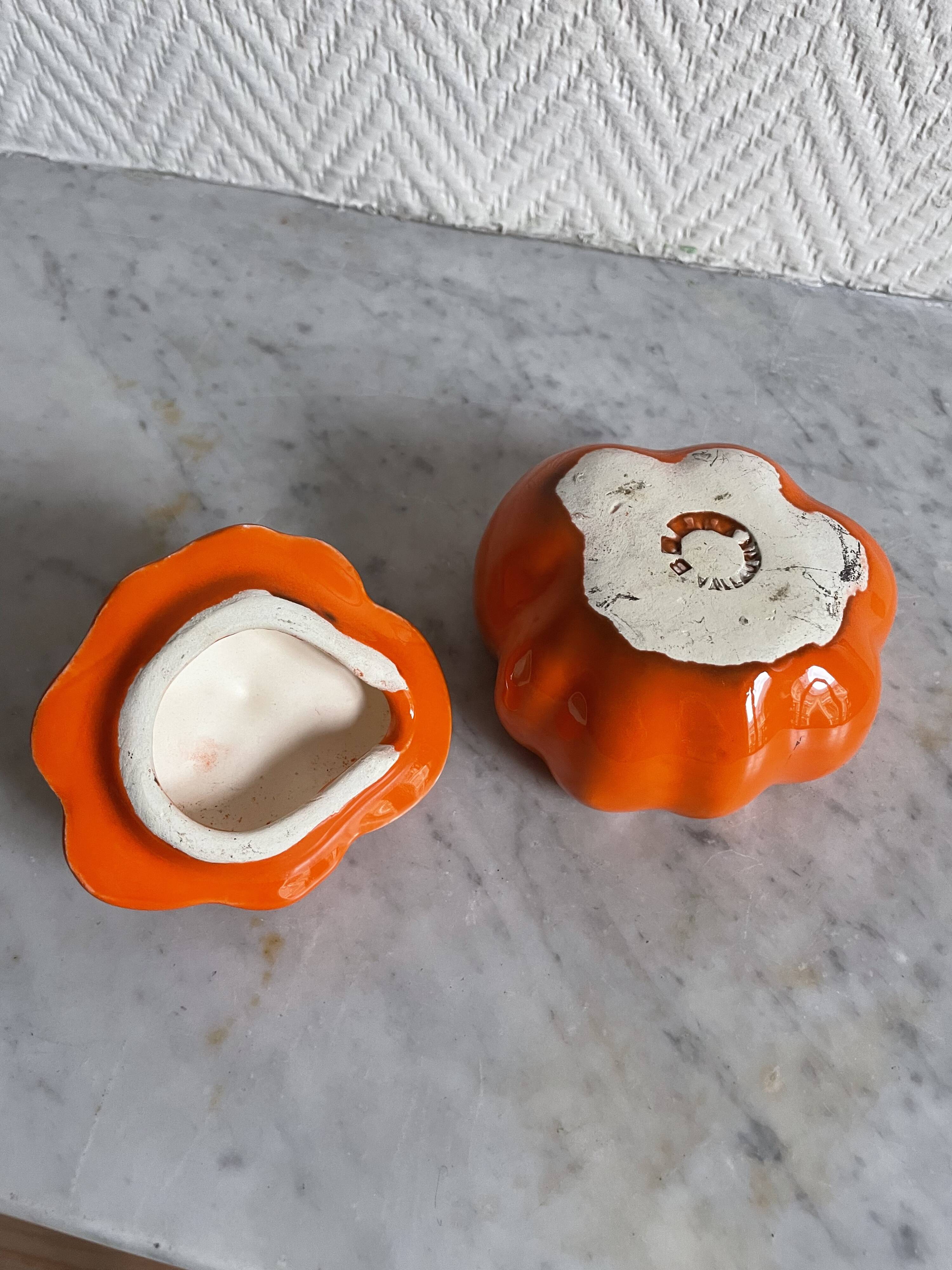 Ceramic tomato or pumpkin Vallauris