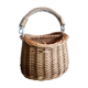 Covered rattan basket for lunch on 50s grass