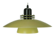 Lampe à suspension Belid rénovée Scandinavisch vert