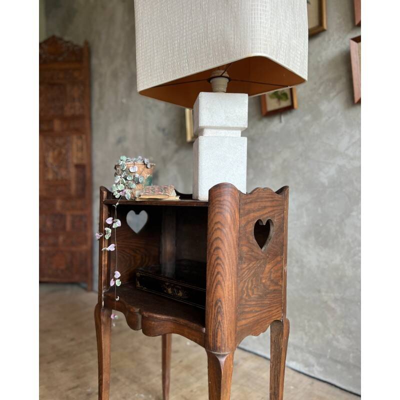 Antique bedside table
