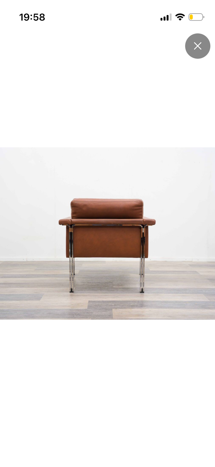 Fauteuil moderne en cuir