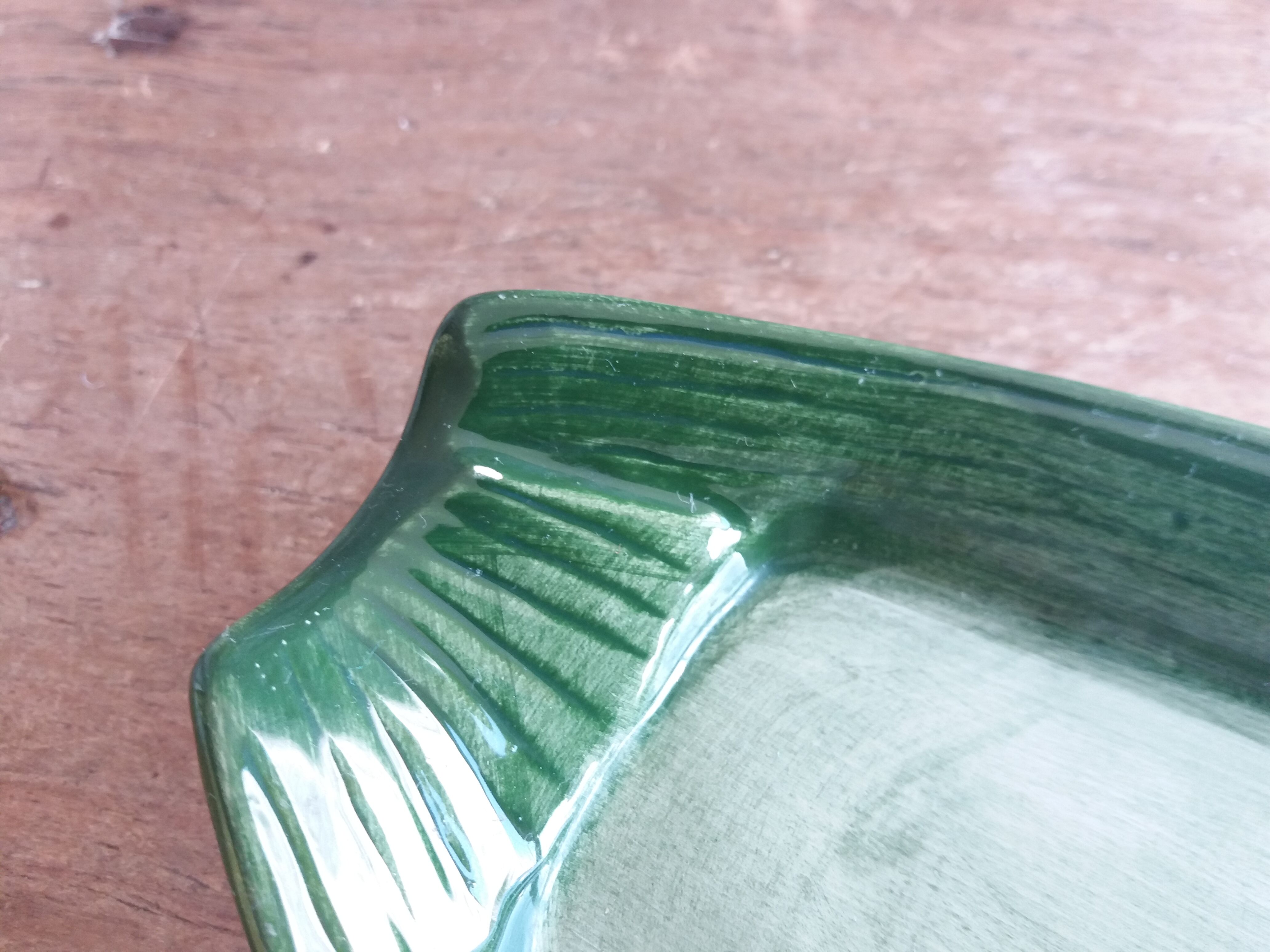 Box butter dish corn cob in slip