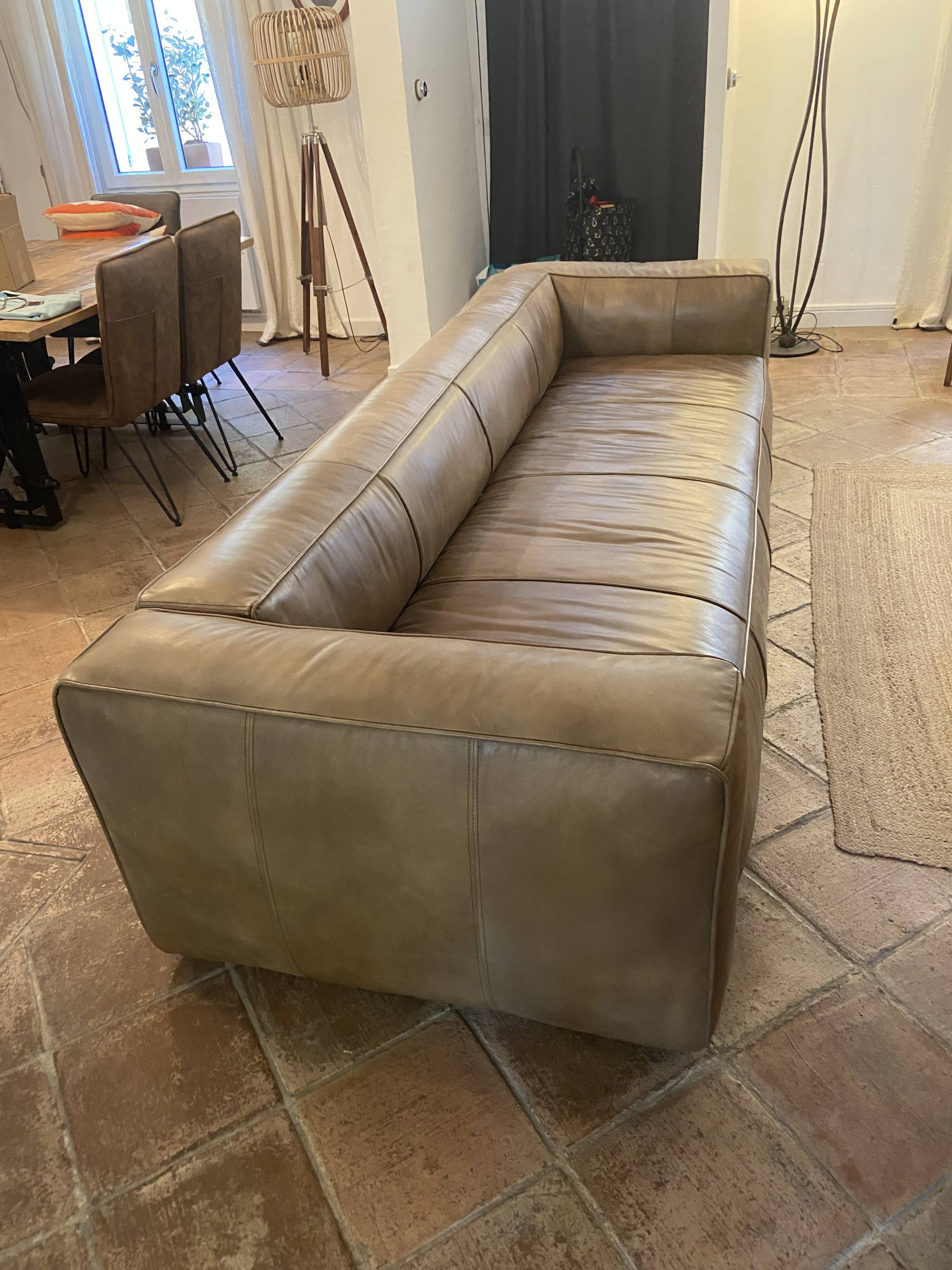 leather sofa