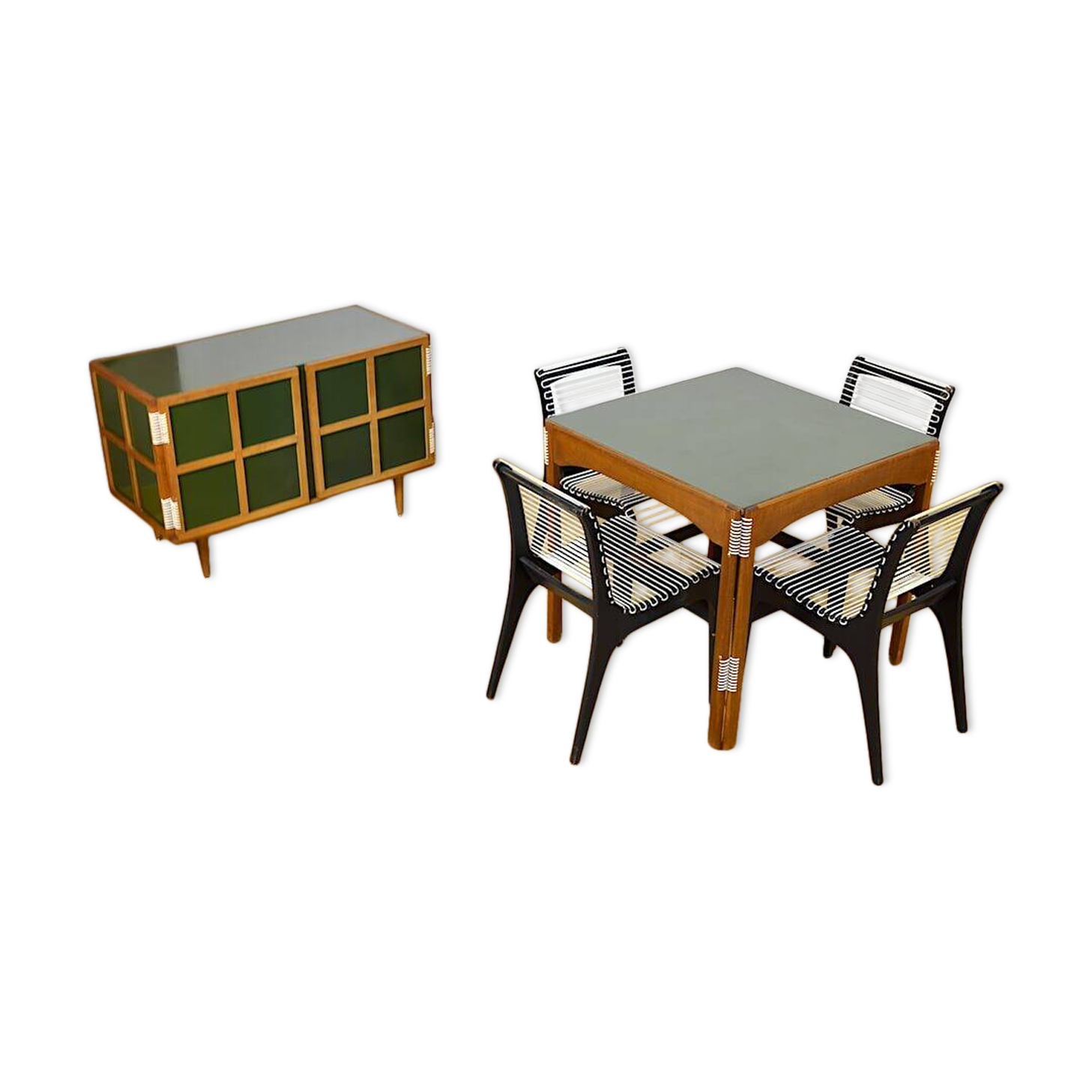 Georges Tigien Buffet/Table/Chairs Set