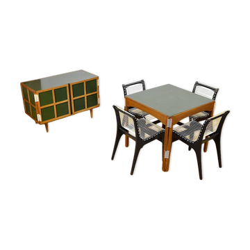 Georges Tigien Buffet/Table/Chairs Set