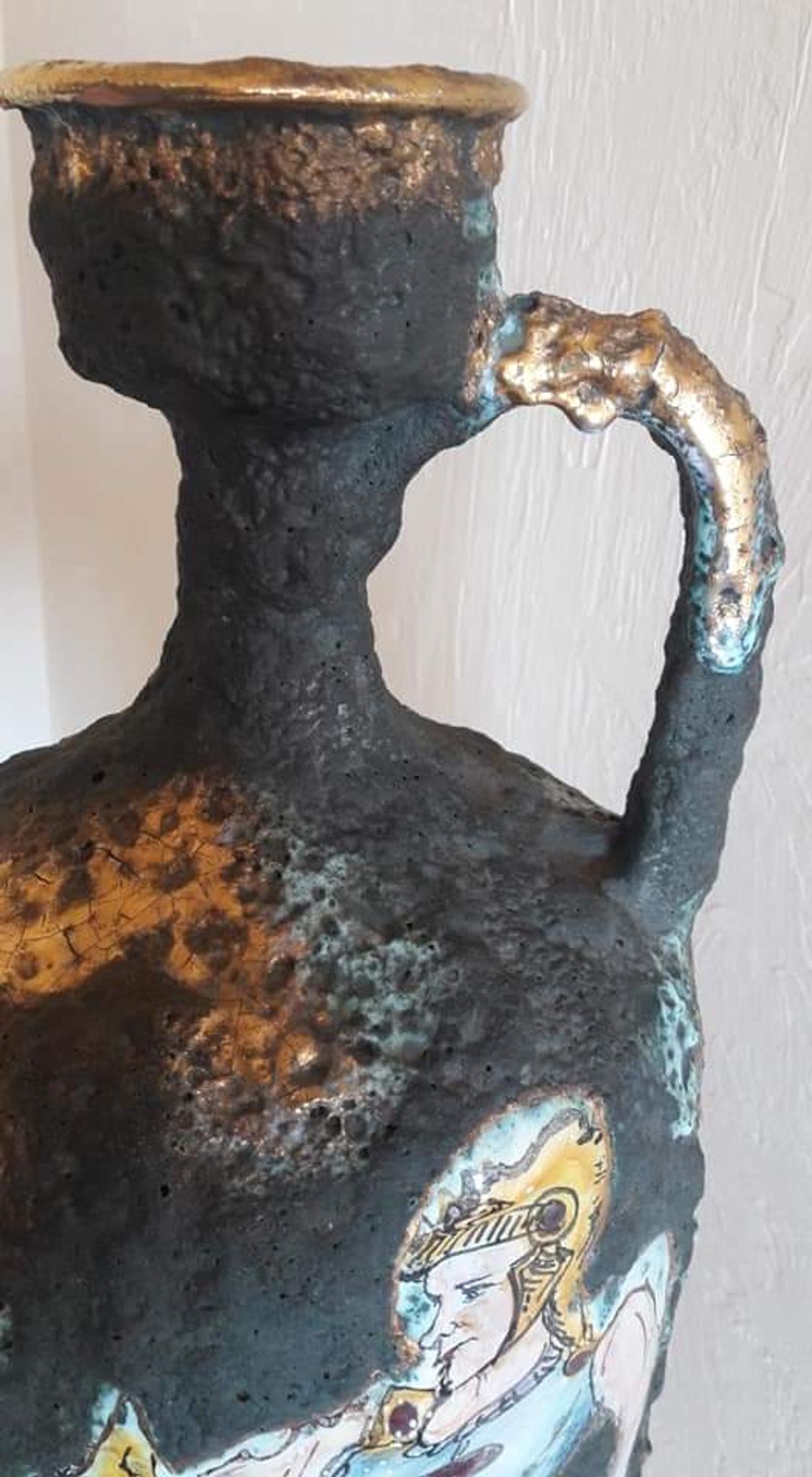 Ceramic vase Italy 50's