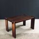 Constructivist Oak Dining Table, Belgium, 1960s