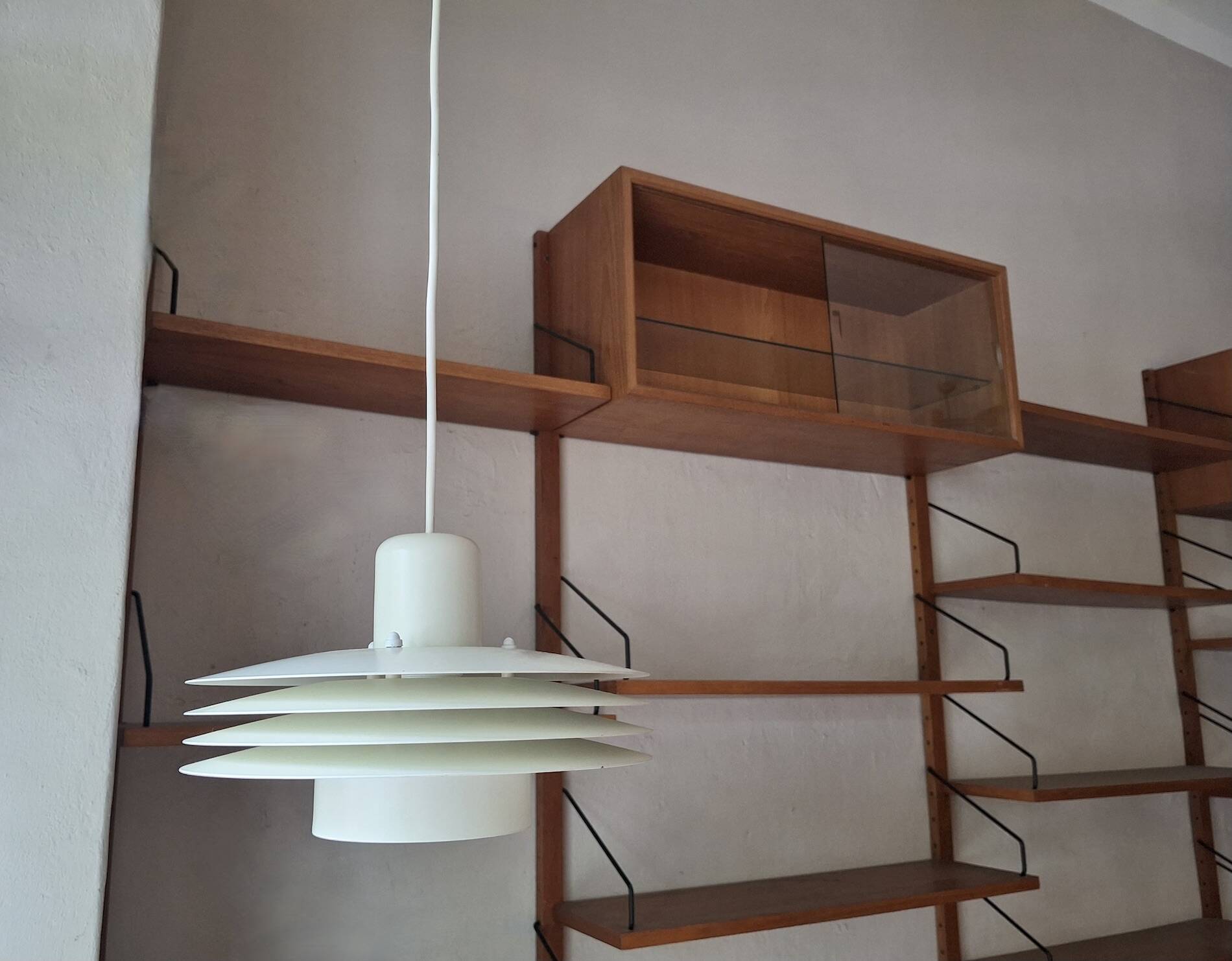 Horn Belysning pendant lamp, Denmark 1980s