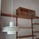 Horn Belysning pendant lamp, Denmark 1980s