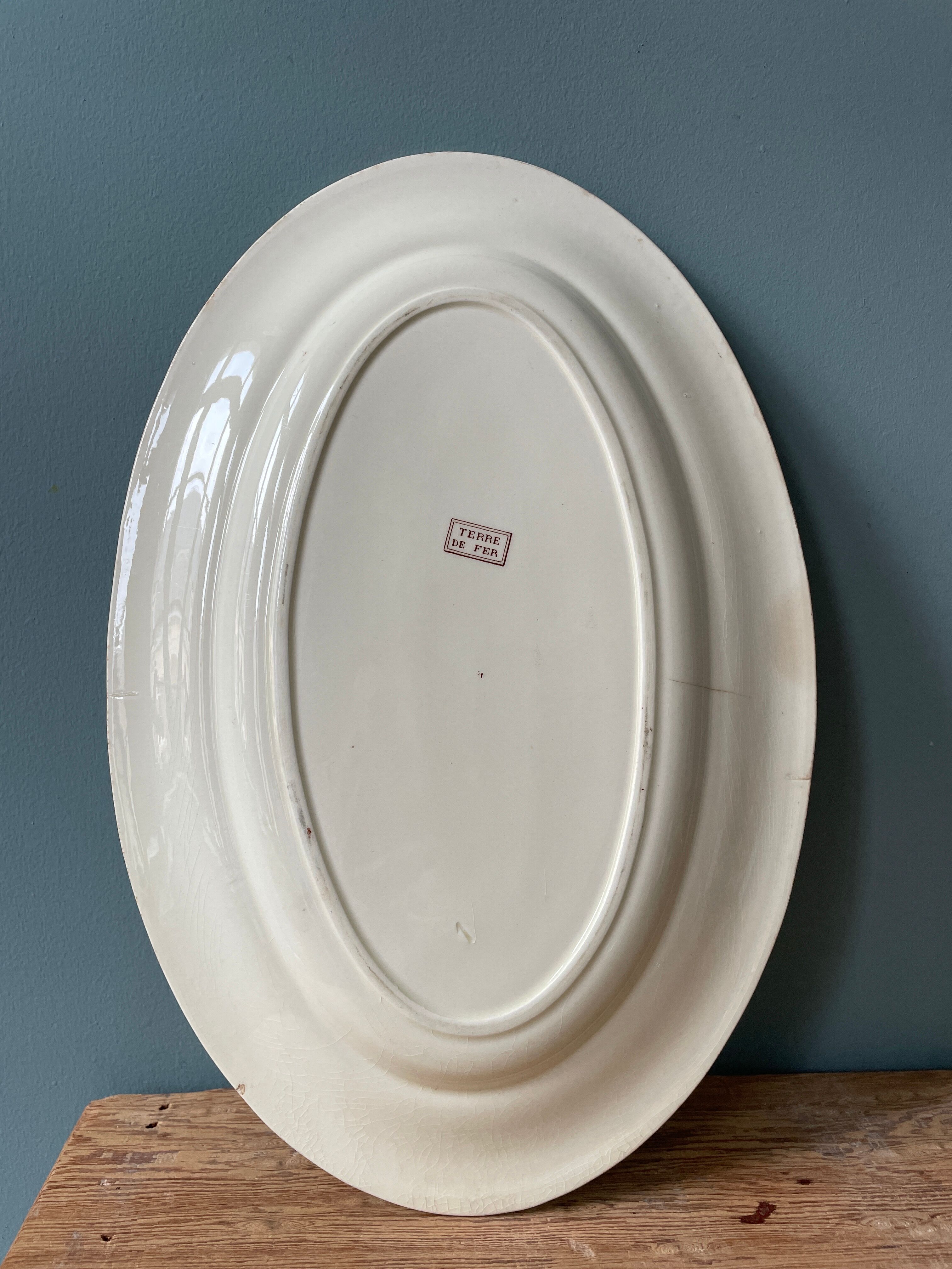 Oval flat iron earth, XIXth century