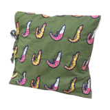 Cushion wax patterns green shrimp