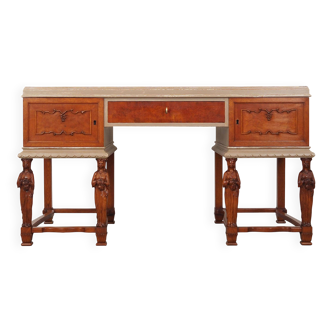 Oak desk, Danish design, 1950s, production: Denmark