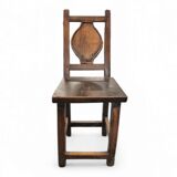 18th century chair - Early 18th century farmhouse chair with wood peg construction
