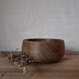 Set of 4 oak bowls