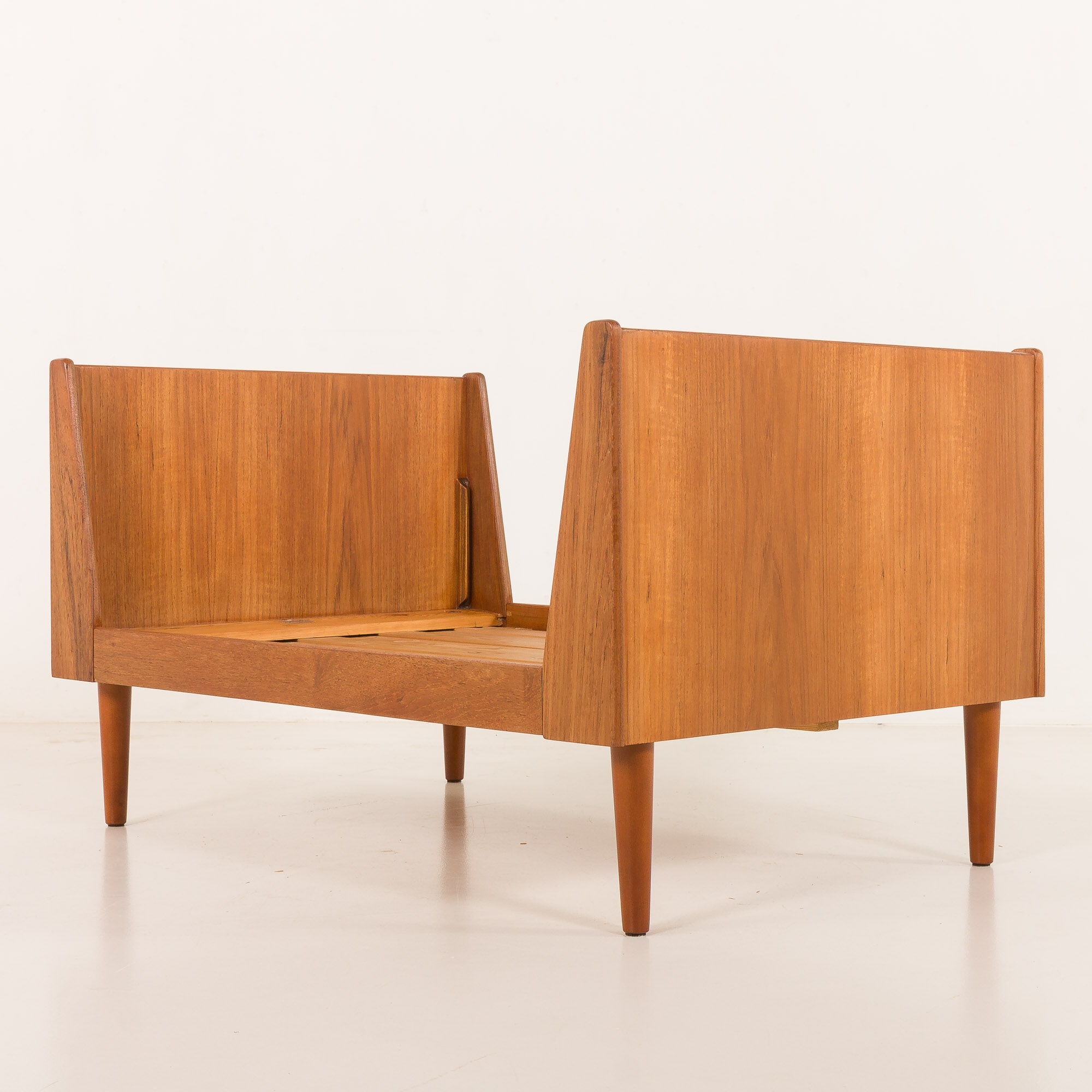 Vintage Hevali teak extension children's room bed, Denmark 1960s