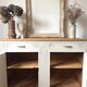 Large Art Deco buffet in grey oak