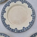 Set of 11 Dessert Plates Ter De Fer Salins Rivoli Model