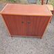 Antique wooden shoe cabinet