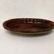 Old Dish In glazed gadrooned terracotta