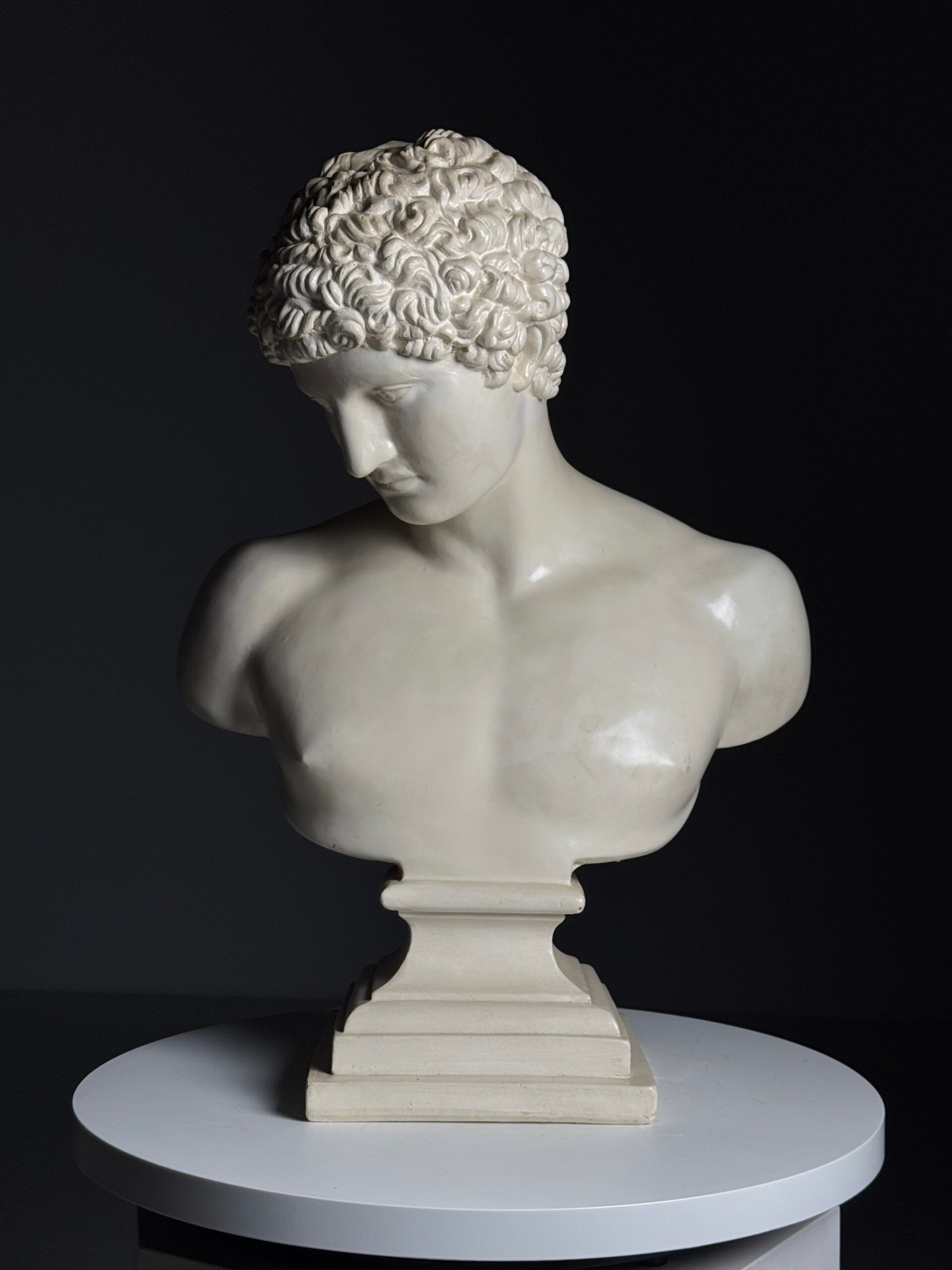 Plaster bust Hermes