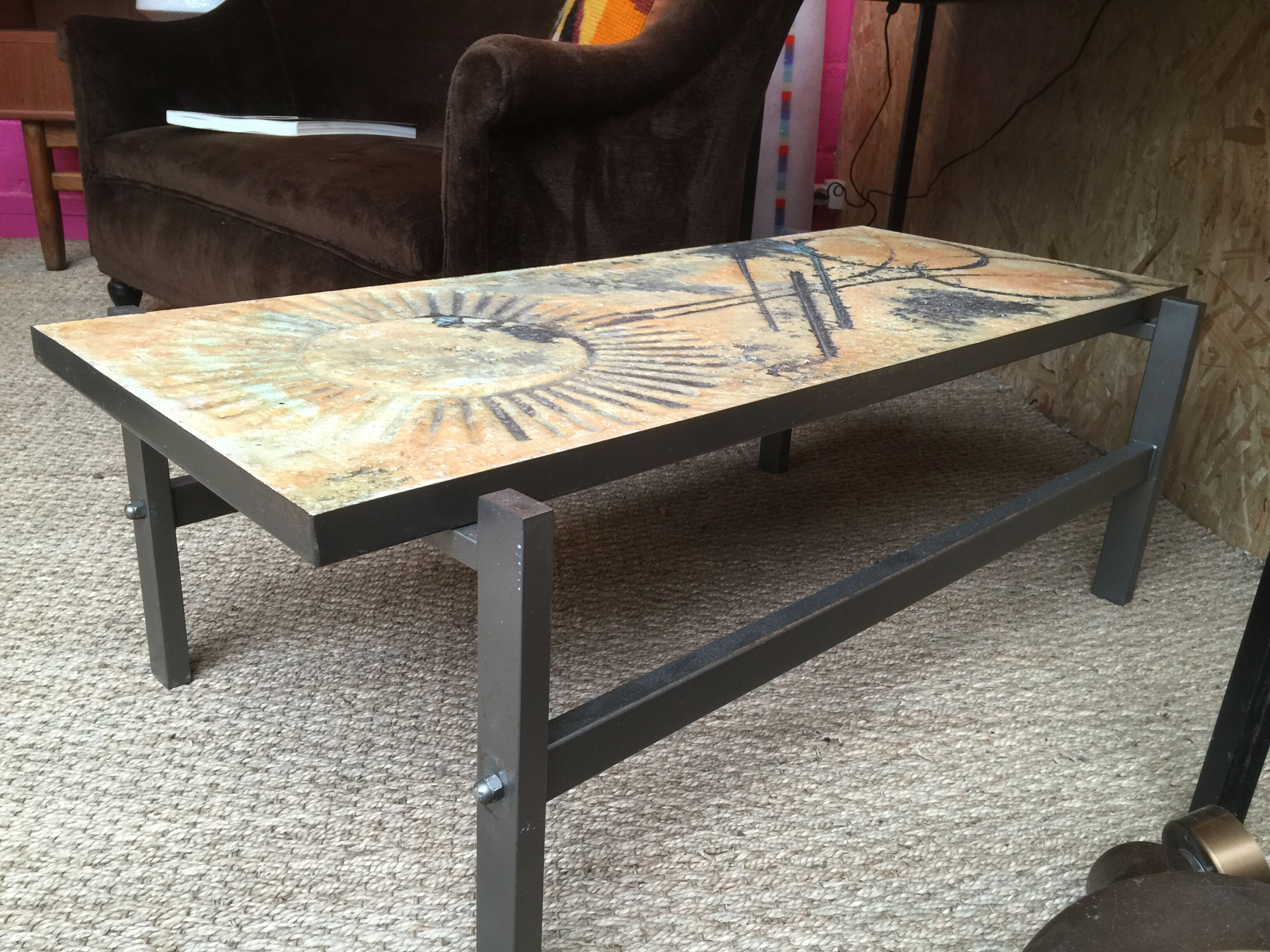 You're beautiful ceramic coffee table