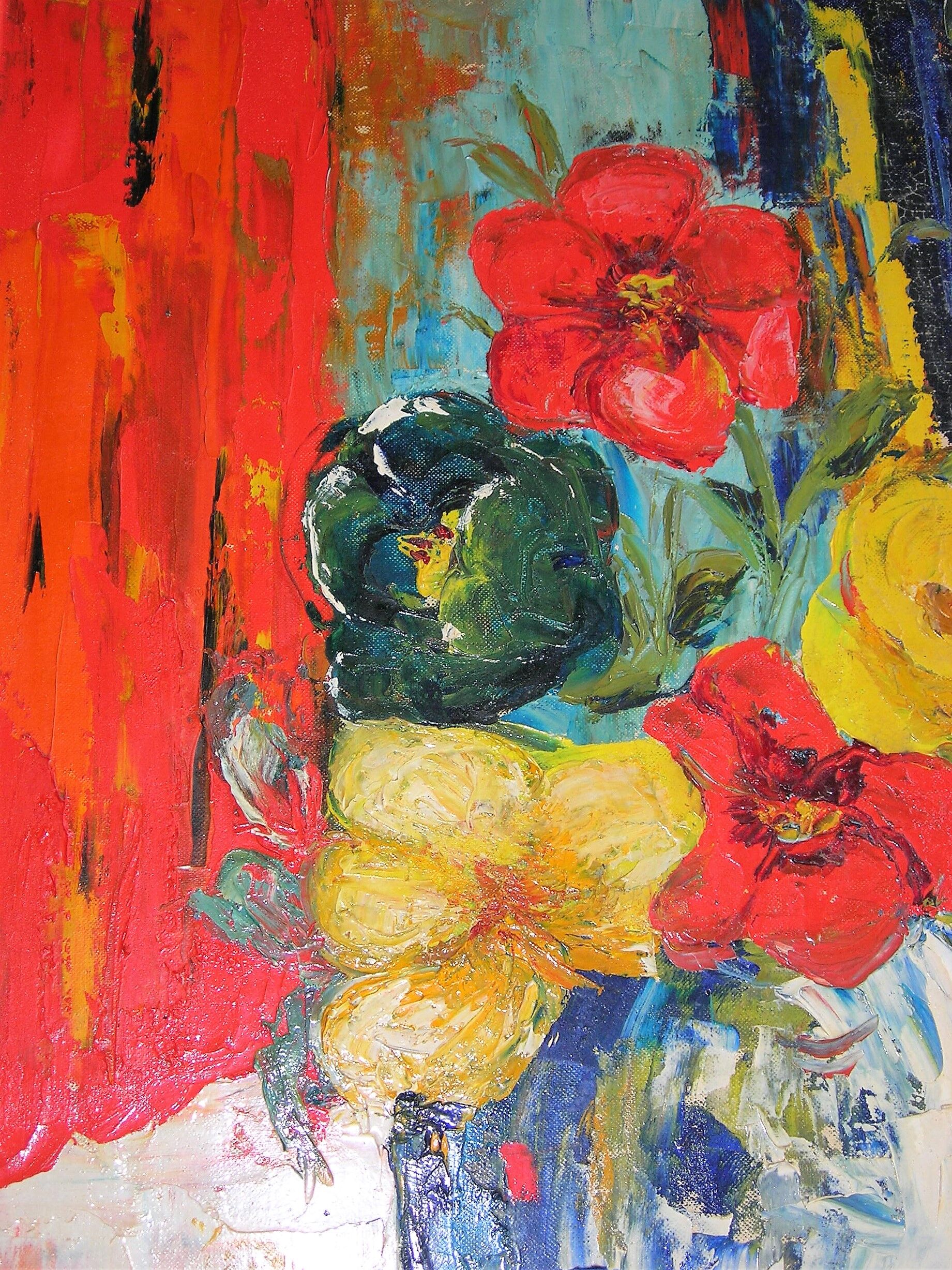 Bouquet of flowers of B Del Giudice  XXth