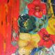 Bouquet de fleurs de B Del Giudice XXème