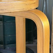 Tabouret vintage Alvar Aalto modèle E60 pour Artek