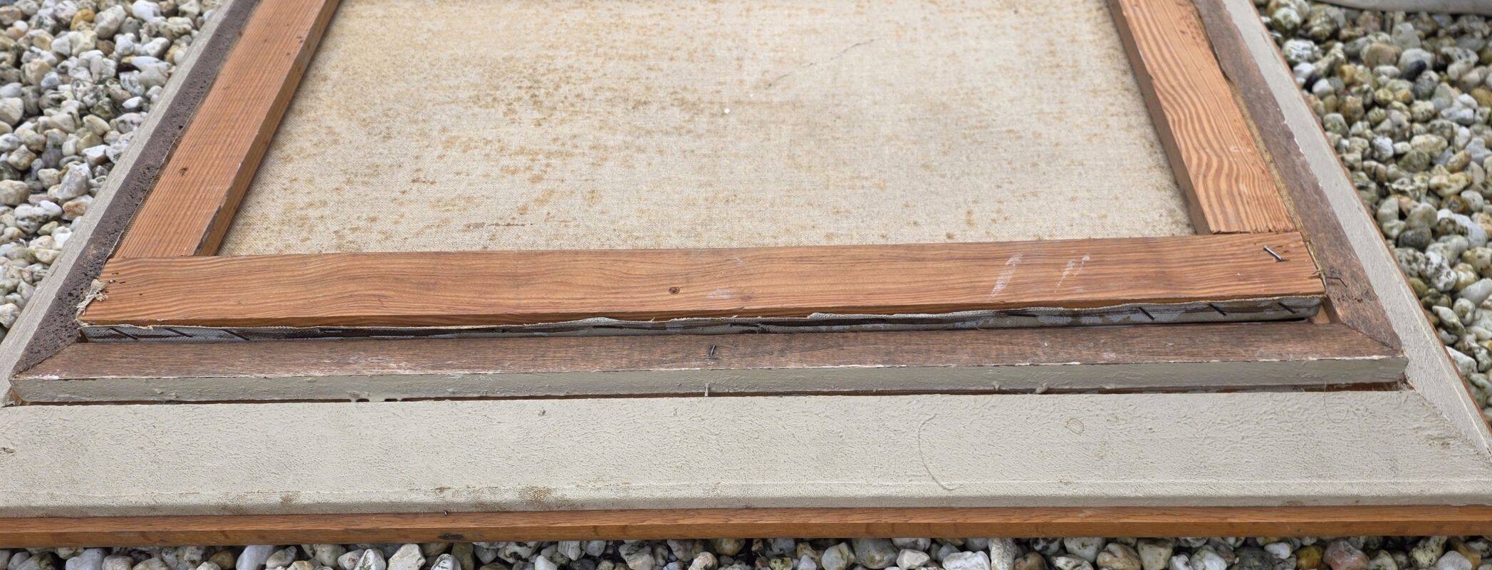 Augizeau Gabriel Large Oil on Canvas Signed Titled Sigournais Vendée