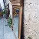 Old mirror henri ii light