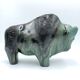 Ceramic bison by Kurt Tschorner