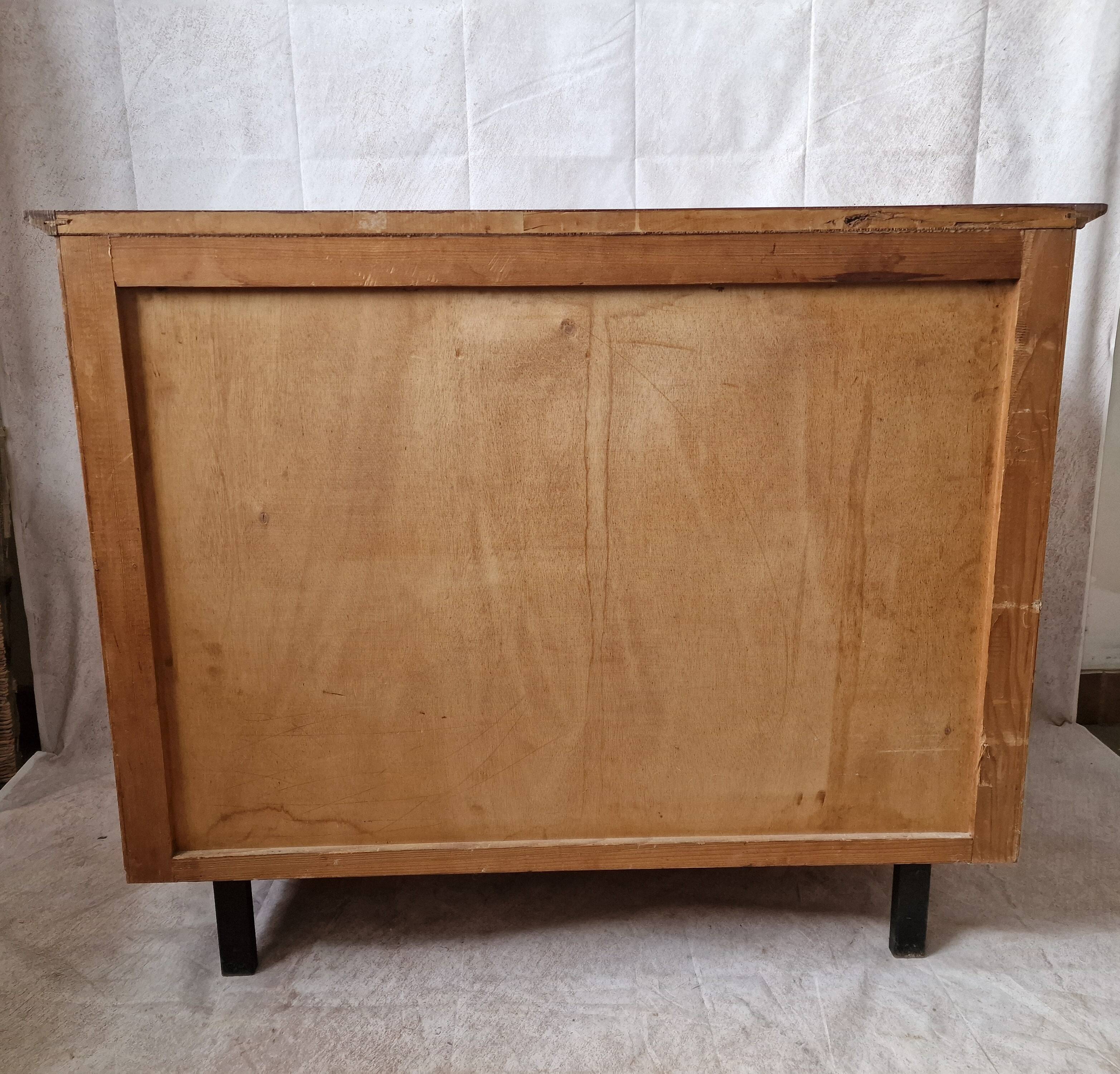Vintage walnut chest of drawers