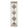 Vintage Turkish Oushak Handmade Wool Cotton White Runner Rug 90x345