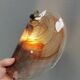 Glass wall lamps designed by per lutken for holmegaard Denmark 1970s