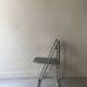 Chaise pliante Tamara en métal chromé et perforé d'Arrben, Italie 1980