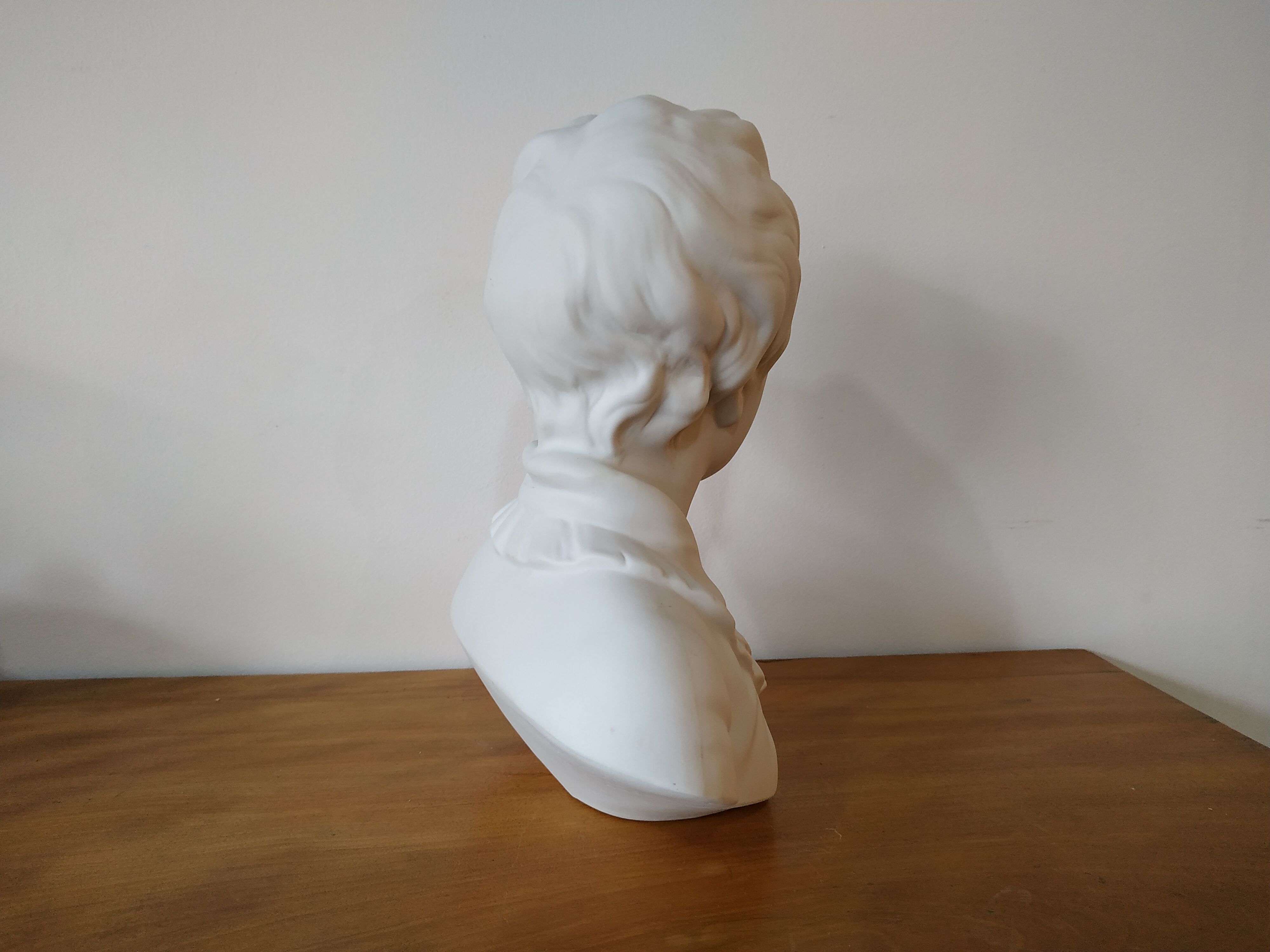 Limoges porcelain biscuit bust